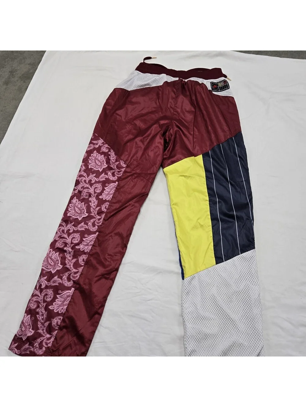 Sz SMALL Women's Nike Sportswear NSW Woven Track Pants Patchwork Snap AR2940-677